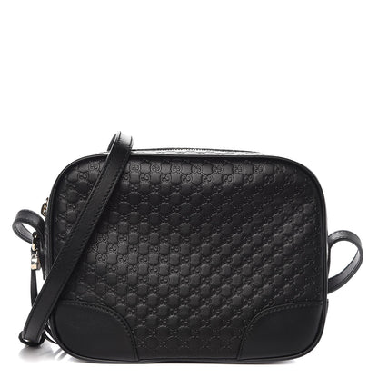 Gucci Microguccissima Mini Bree Messenger Bag Black 1 of 7