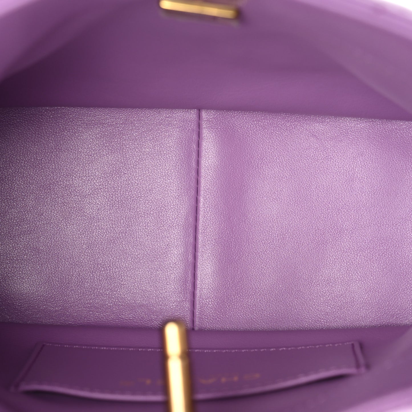 Lambskin Quilted Small Pick Me Up Hobo Purple