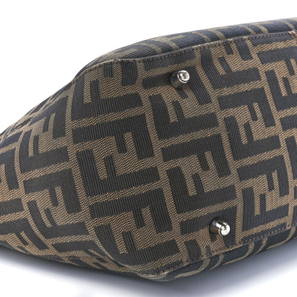 Fendi Zucca Top Handle Tote Tobacco 8 of 9