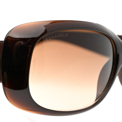 Chanel Crystal CC Logo Sunglasses 6026-B Brown 7 of 9