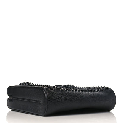 Christian Louboutin Calfskin Spikes Benech Reporter Messenger Black 4 of 9