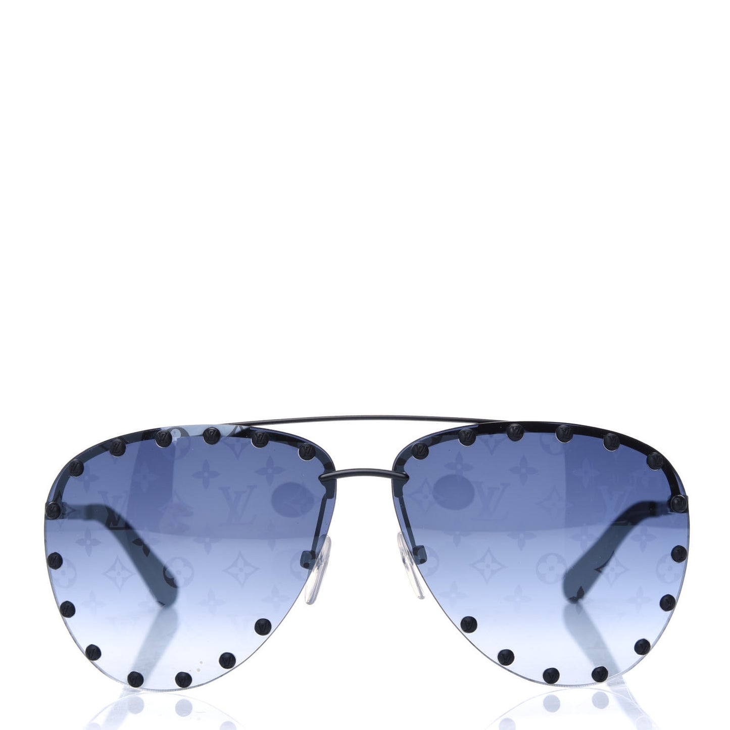 Monogram The Party Aviator Sunglasses Z0971U Black