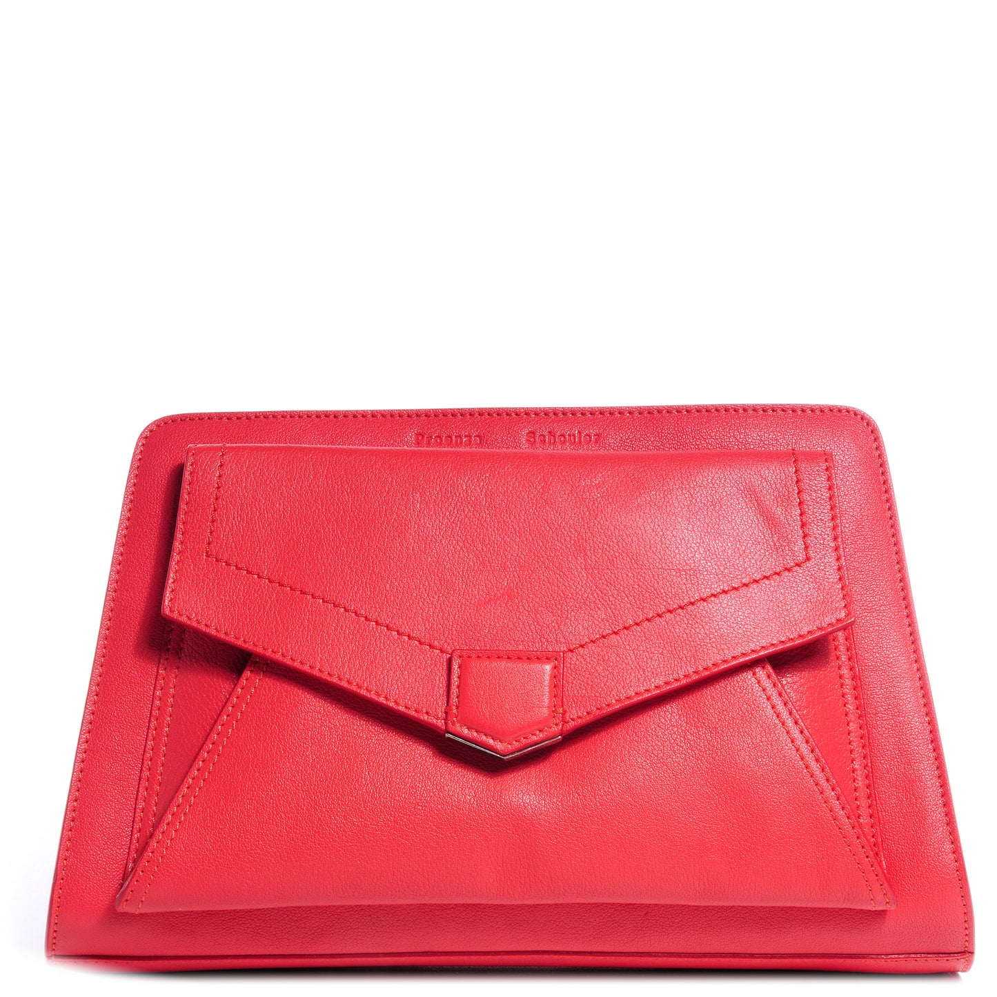 Leather PS13 Clutch Poppy