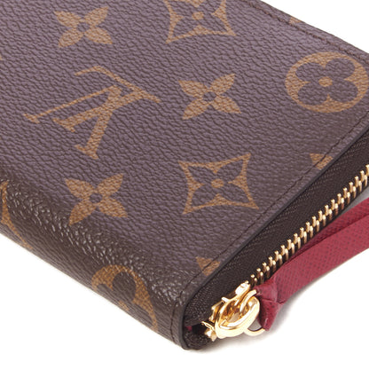 Louis Vuitton Monogram Clemence Wallet Fuchsia 4 of 7