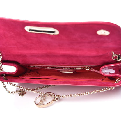 Christian Louboutin Patent Riviera Clutch Fuchsia 5 of 7