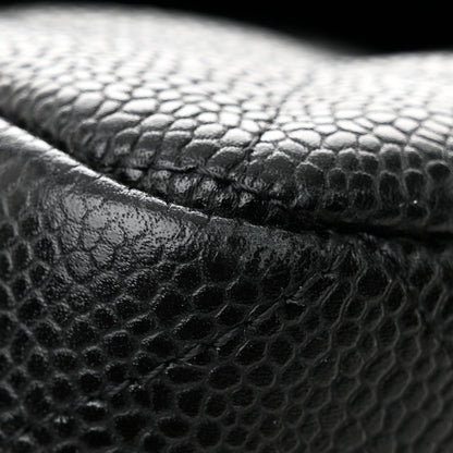 Chanel Caviar Quilted Jumbo Single Flap Black 12 of 13