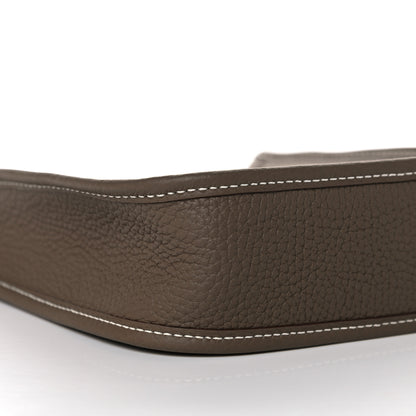 Hermes Taurillon Clemence Evelyne TPM Etoupe 7 of 10