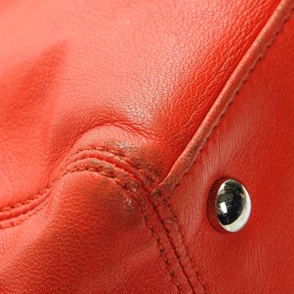 Chanel Lambskin Executive Cerf Shopper Tote Red 10 of 12