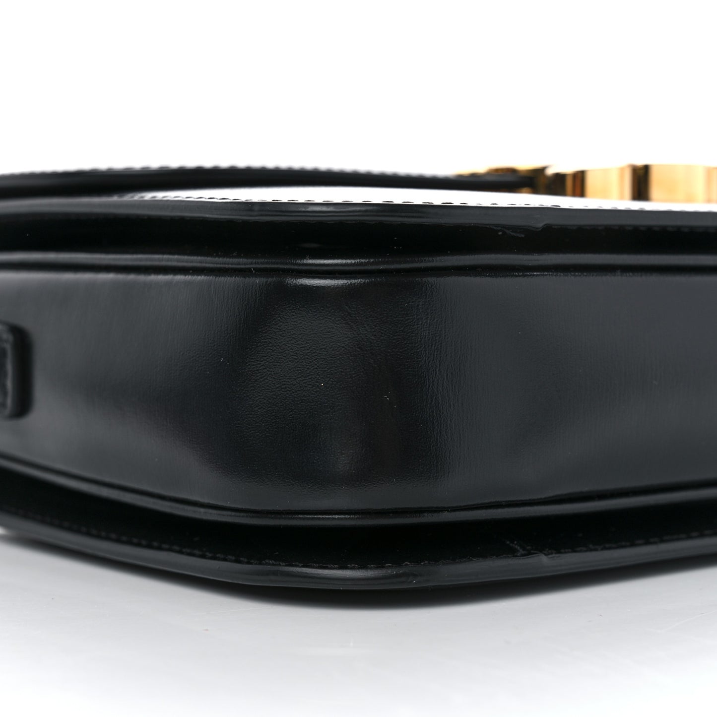 Shiny Calfskin Medium Triomphe Black