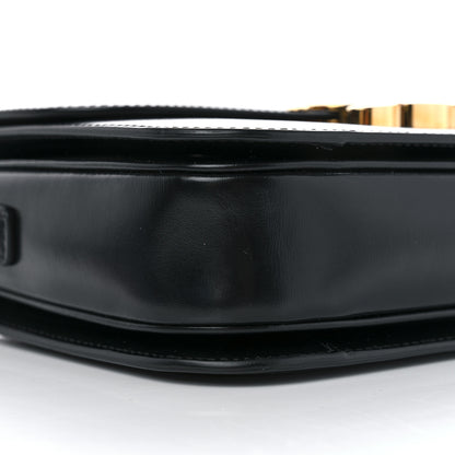 Celine Shiny Calfskin Medium Triomphe Black 9 of 10