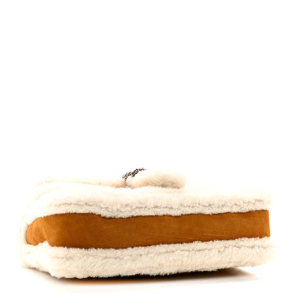 Gucci Suede Shearling Small Dionysus Bag Honey Beige Milk 4 of 10