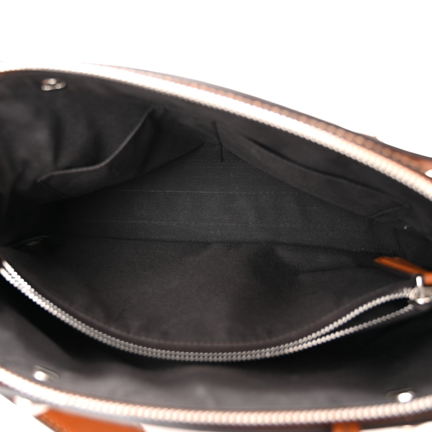 Fendi Vitello King Logo Embossed Medium By The Way Boston Bag Cuoio 5 of 13