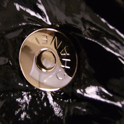 Chanel Vinyl The Rock and Chain Flap Black 12 of 12