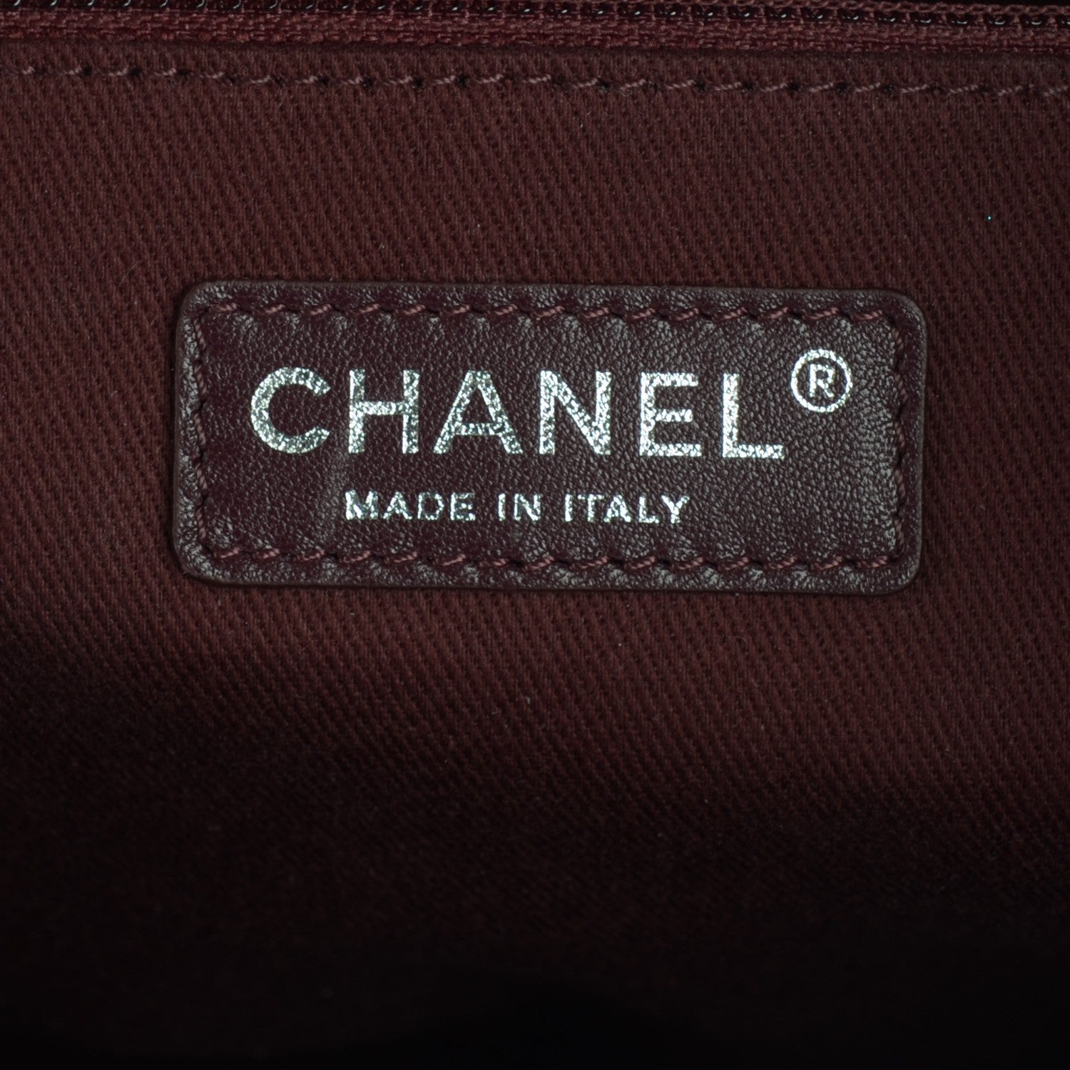 Chanel Goatskin Quilted Tote Light Burgundy 7 of 9