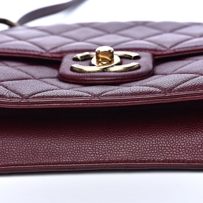 Chanel Caviar Quilted Large Retro Class Flap Burgundy 15 of 18