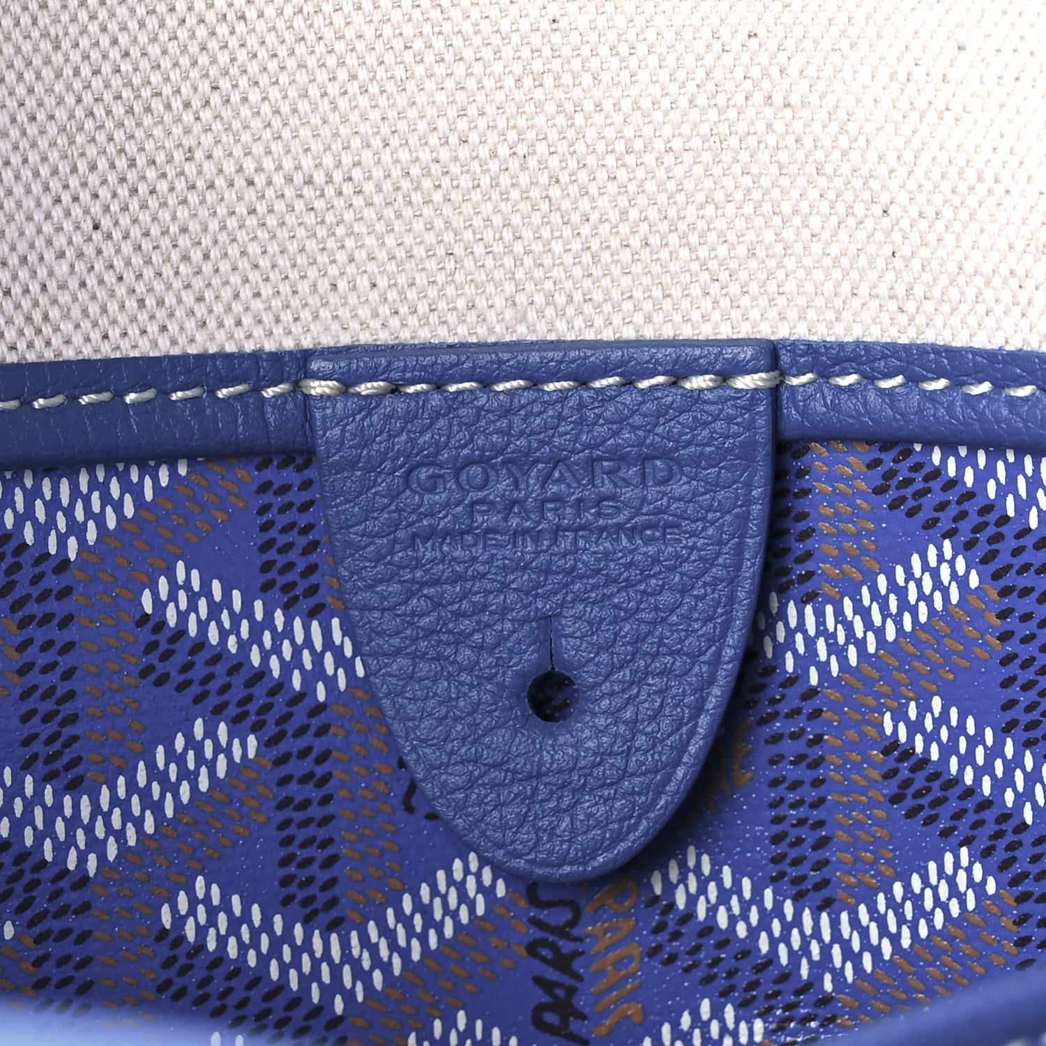 Goyard Goyardine Artois MM Blue 6 of 10