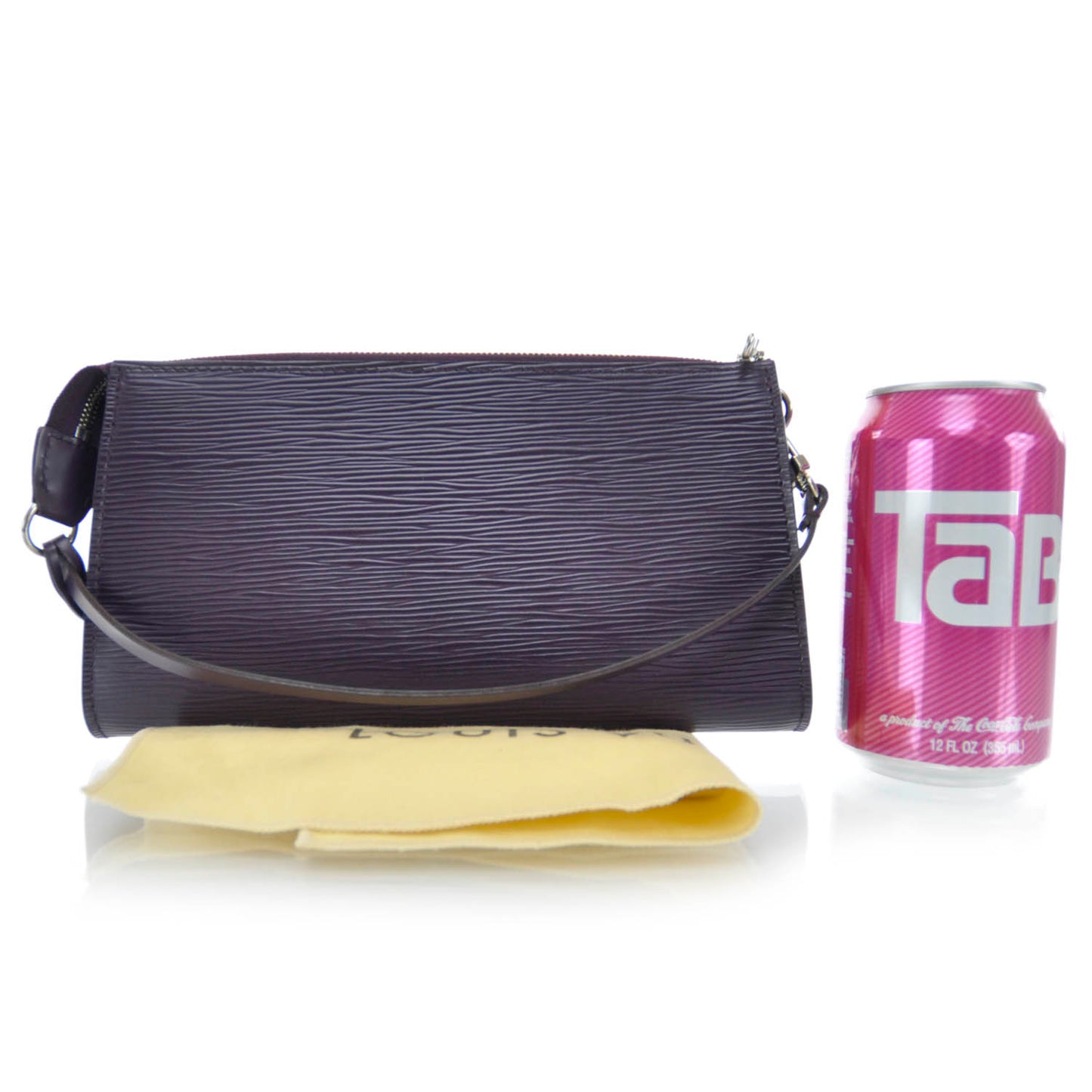Epi Pochette Accessories 24 Cassis Purple