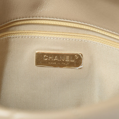 Chanel Lambskin Quilted Medium Chanel 19 Flap Dark Beige 6 of 11