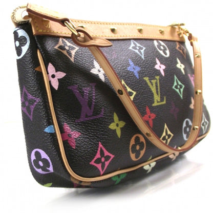 Louis Vuitton Monogram Multicolor Pochette Accessories Black 3 of 8