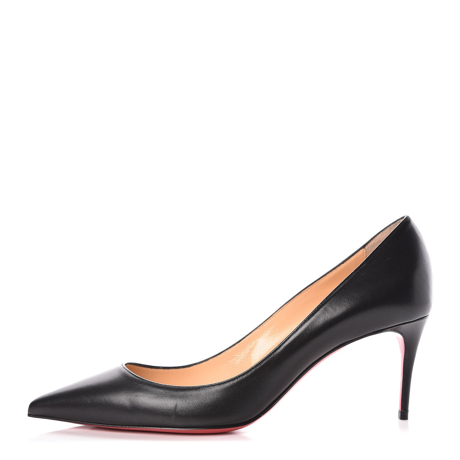 Christian Louboutin Shiny Nappa Decollete 554 70 Pumps 38.5 Black 1 of 8