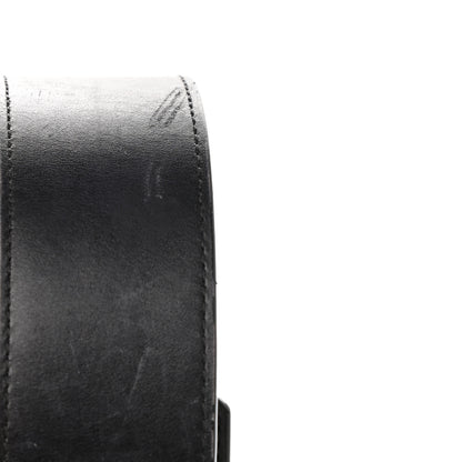 Louis Vuitton Calfskin 40mm LV Initiales Montaigne Belt 90 36 Black 5 of 6