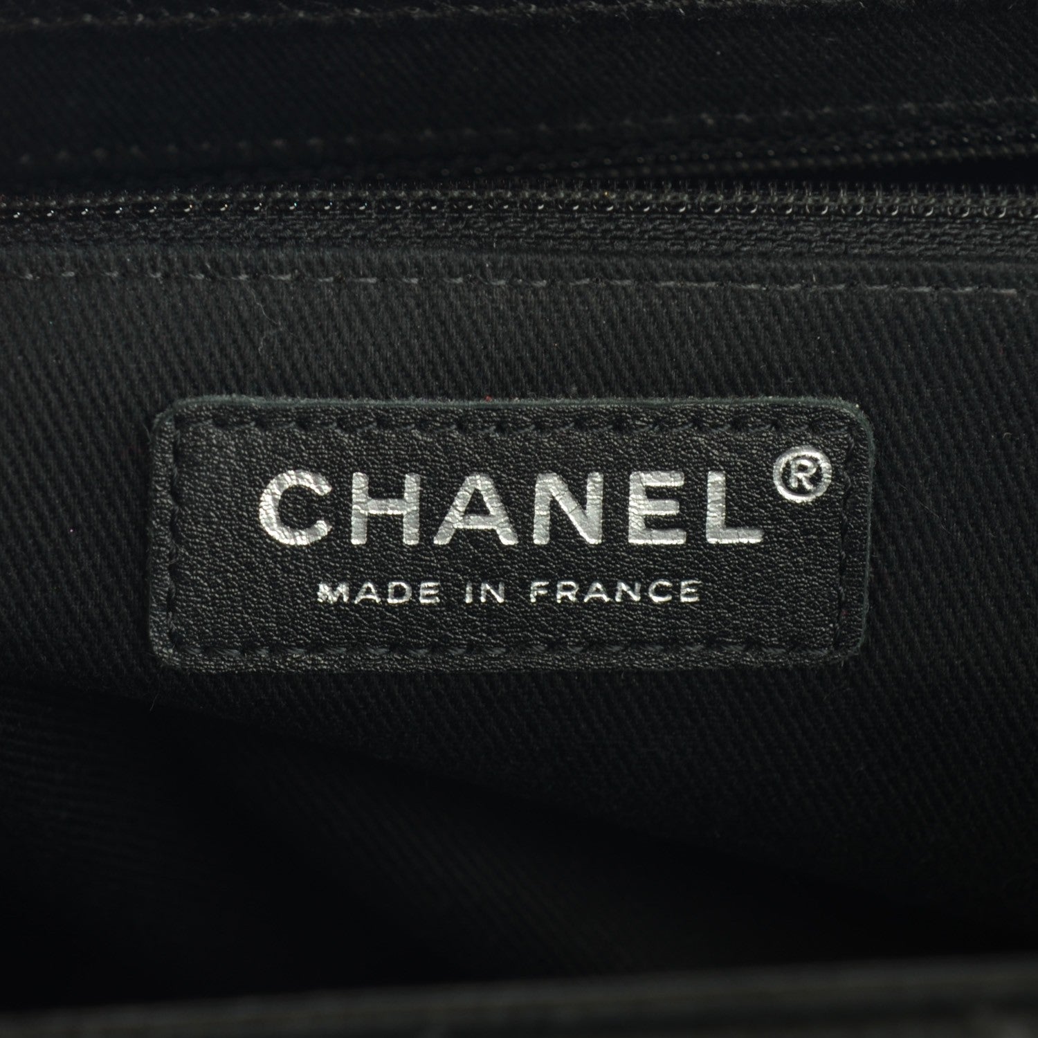 Chanel Caviar Quilted CC Large Clutch Black 5 of 7