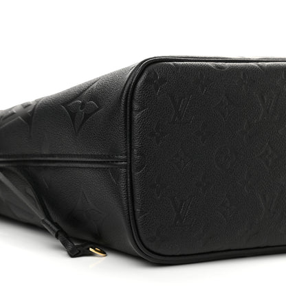Louis Vuitton Empreinte Monogram Giant Neverfull MM Black 10 of 12