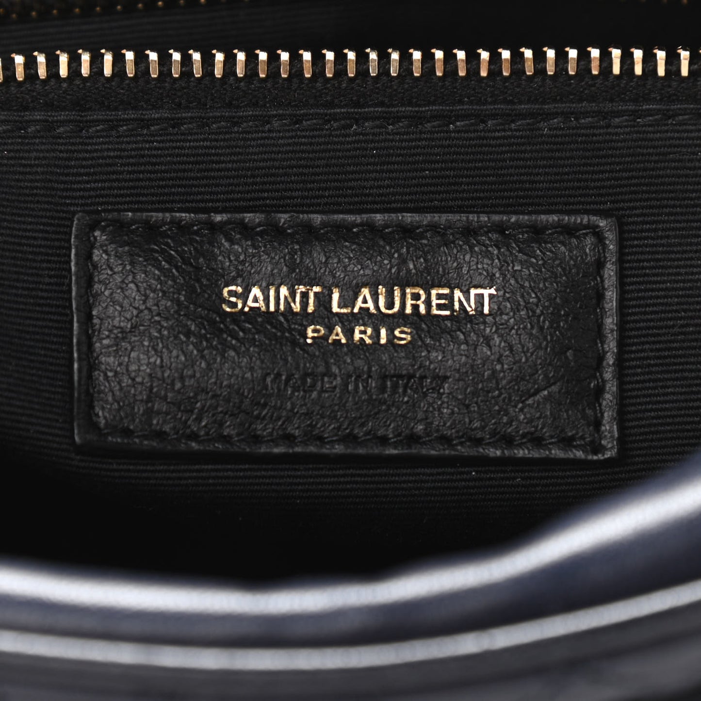 Lambskin Quilted Victoire Camera Bag Deep Marine