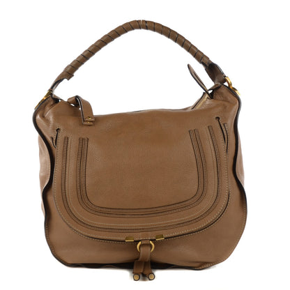 Chloe Calfskin Large Marcie Hobo Nut 1 of 7