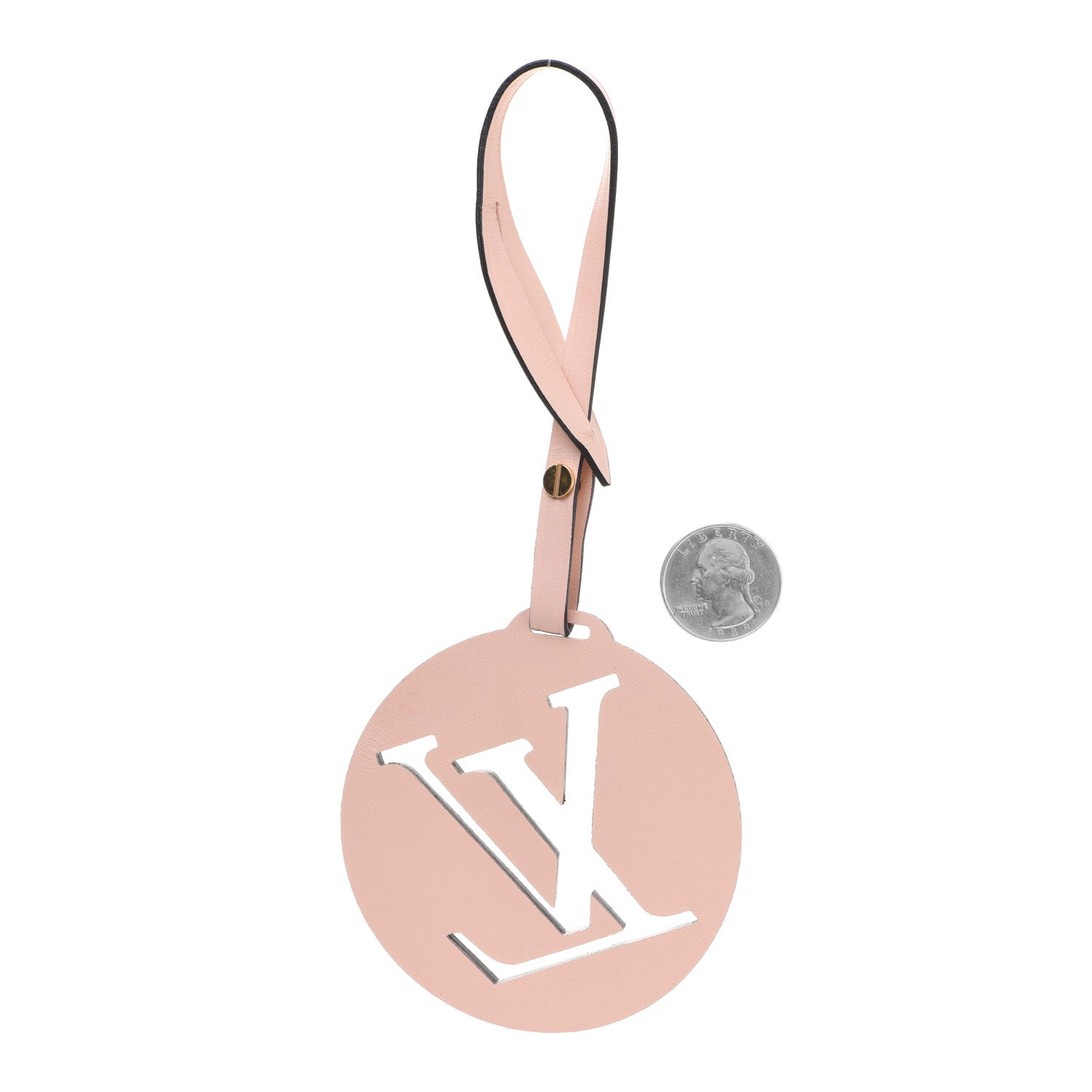 Louis Vuitton Beaubourg Bag Charm Rose Ballerine 2 of 4