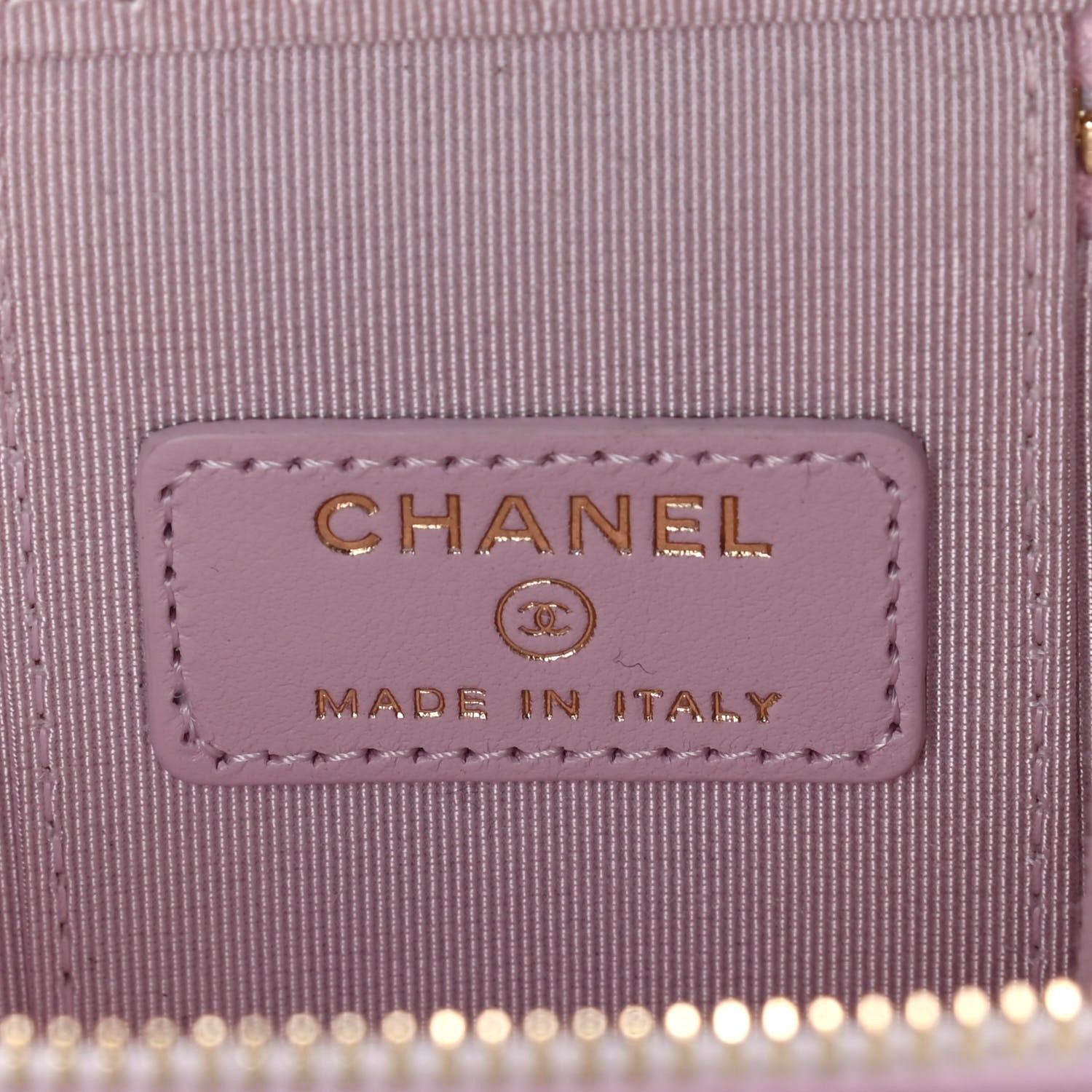 Chanel Caviar Quilted Mini Vanity Case With Chain Light Pink 5 of 8