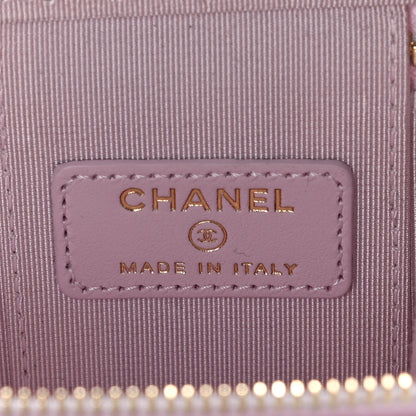 Chanel Caviar Quilted Mini Vanity Case With Chain Light Pink 5 of 8