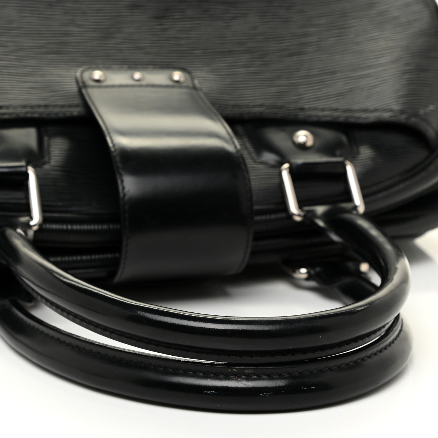 Louis Vuitton Epi Bowling Montaigne GM Black 32 of 32