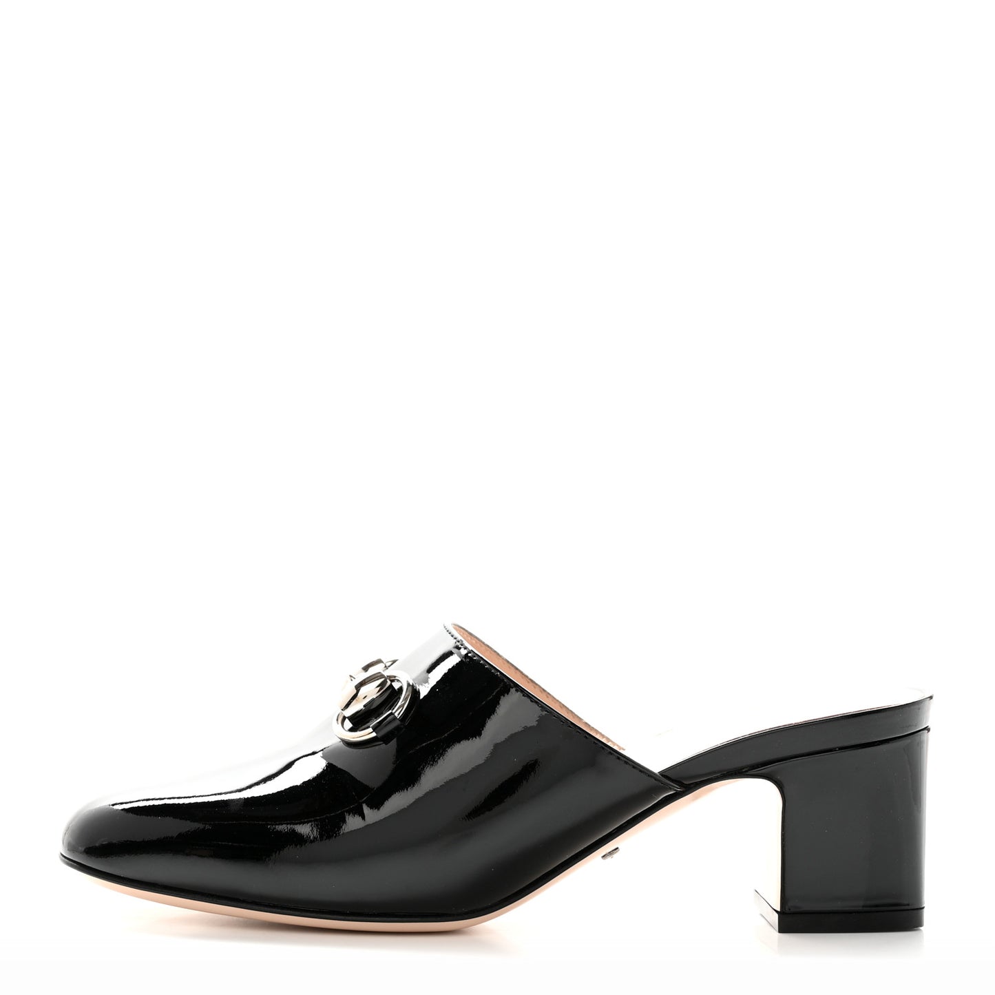 Patent Lexi Horsebit Mules 36.5 Black