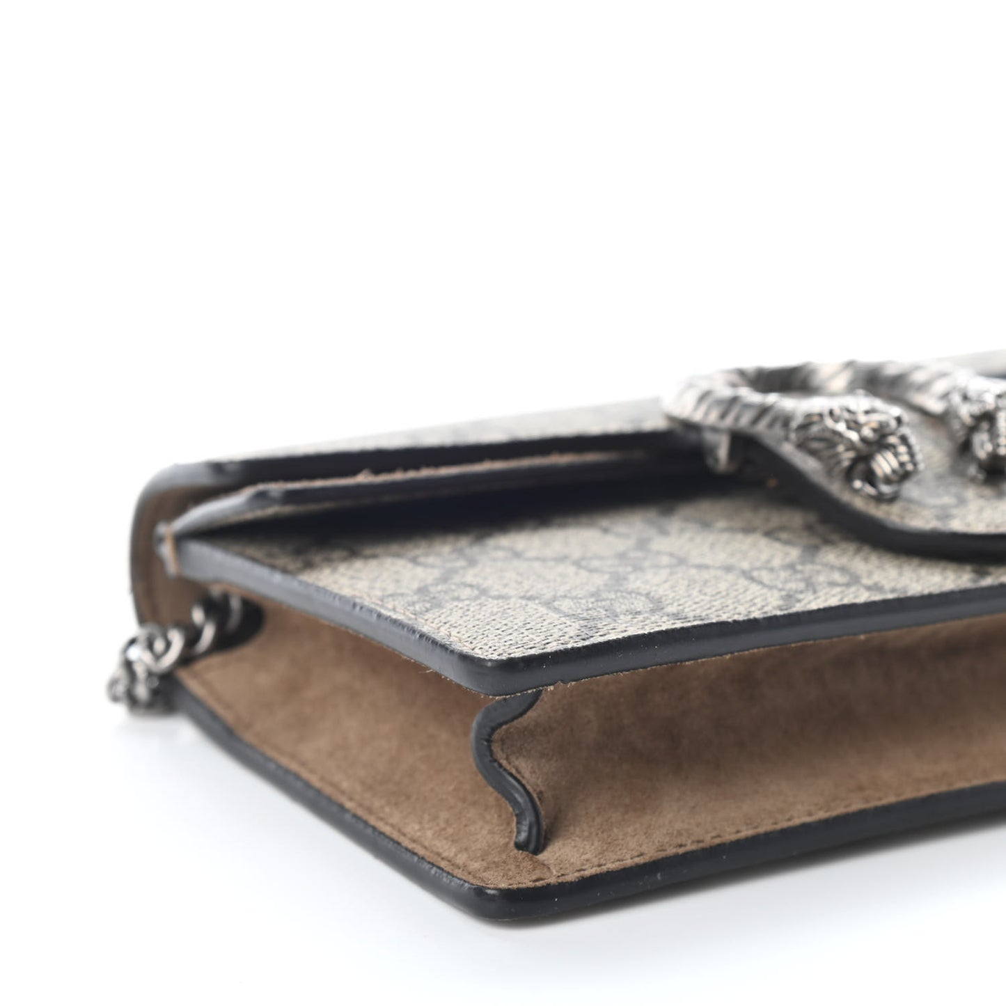 GG Supreme Monogram Super Mini Dionysus Shoulder Bag Taupe