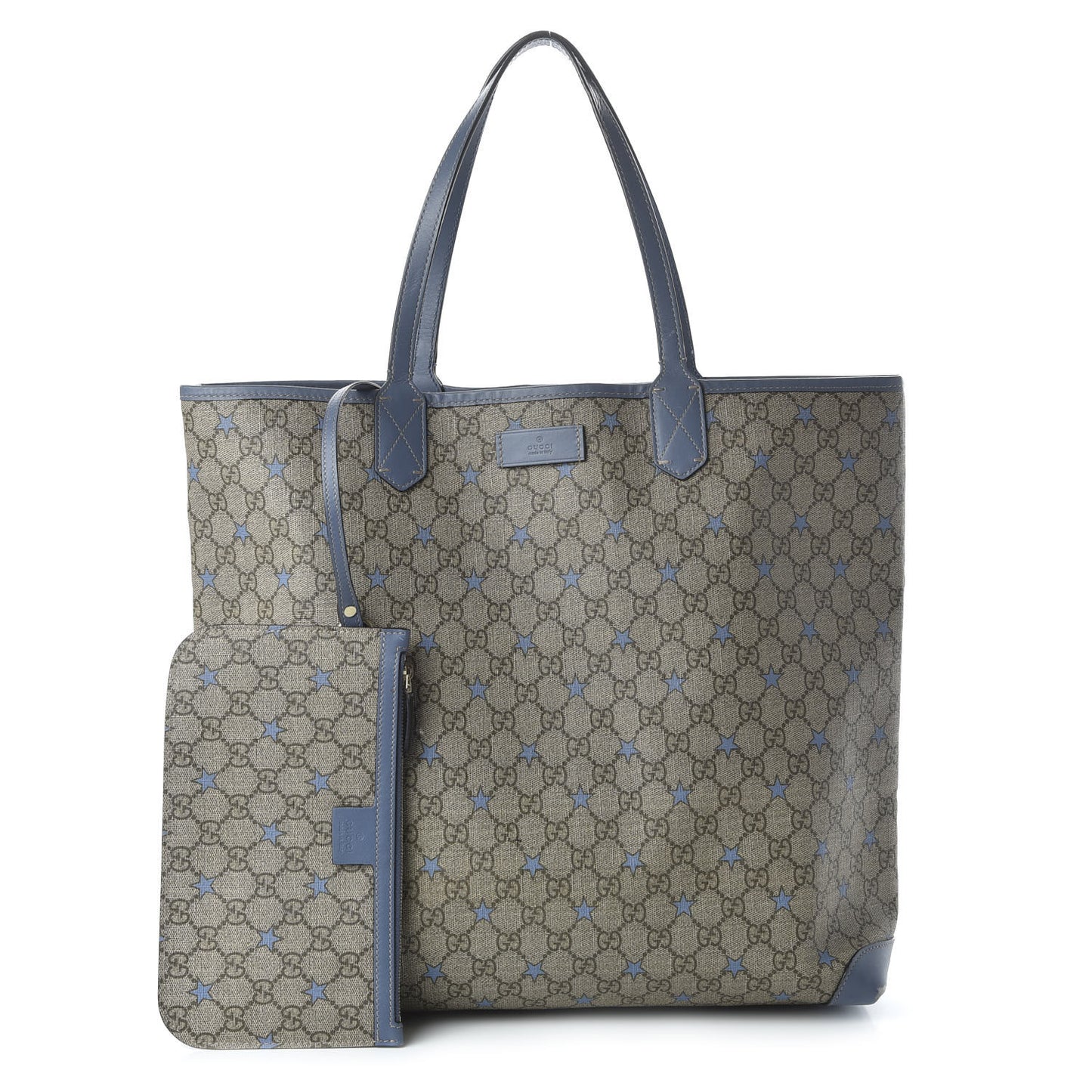 GG Supreme Stars Tote Blue