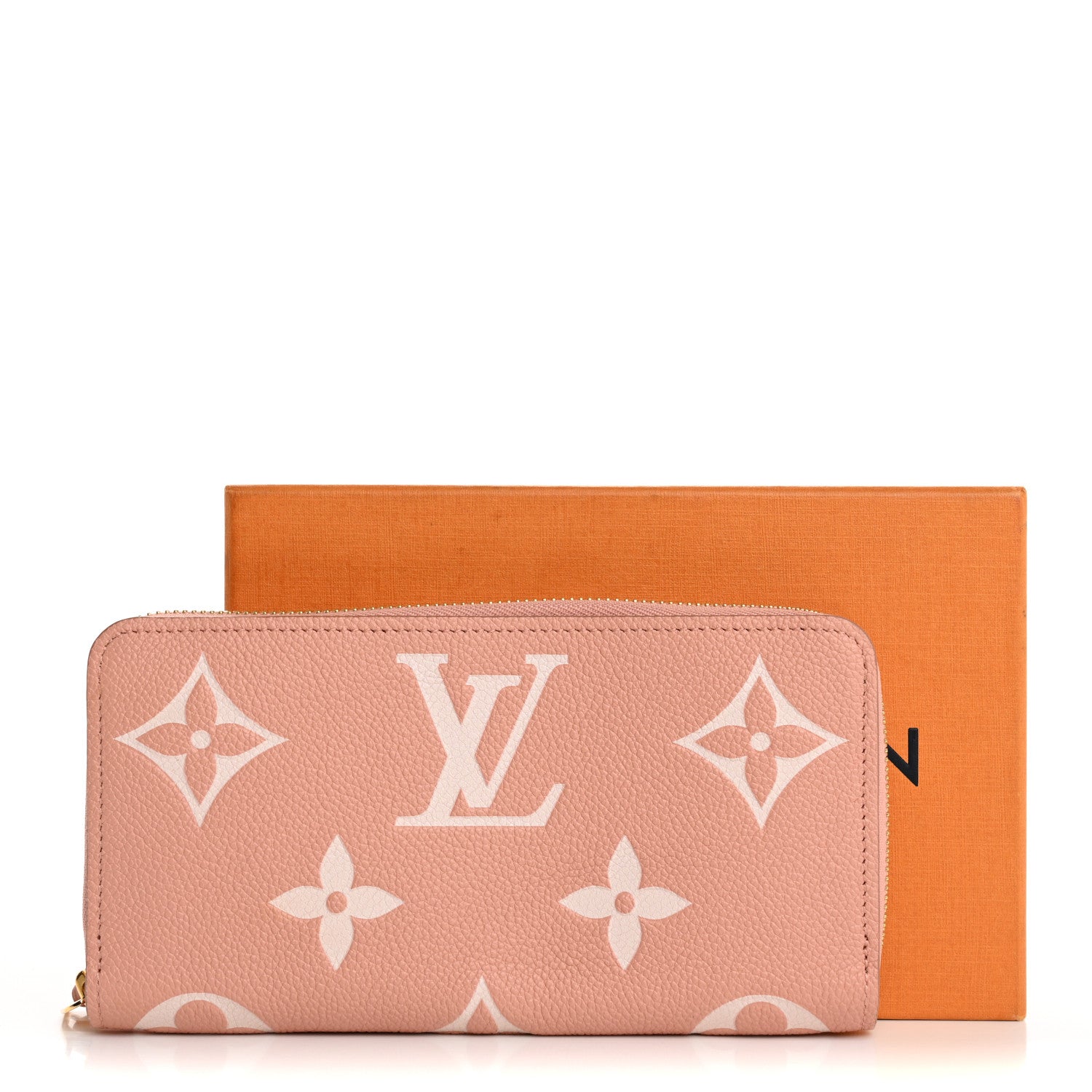 Louis Vuitton Empreinte Monogram Giant Zippy Wallet Rose Trianon Creme 8 of 8