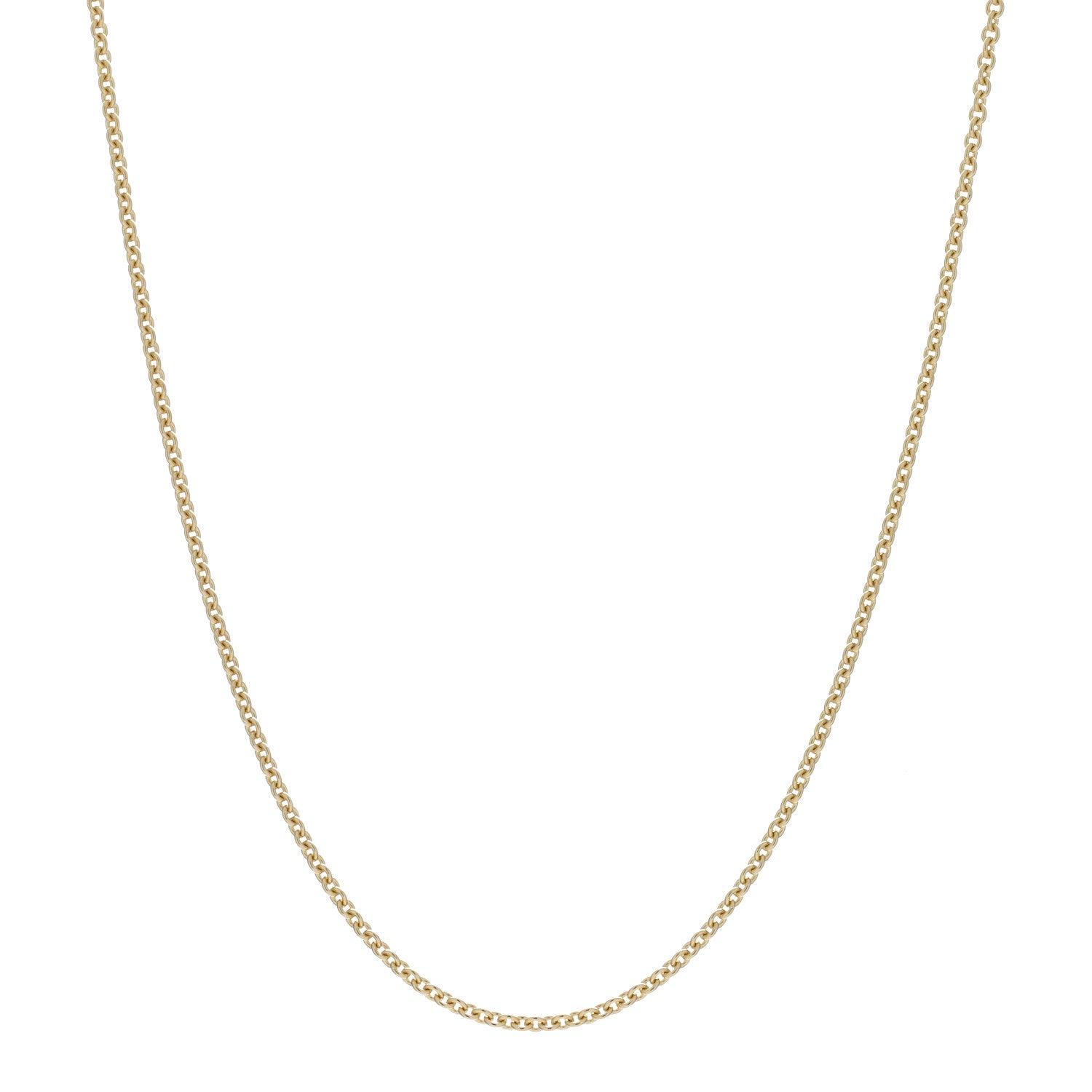 Cartier 18K Yellow Gold Forsa Link Chain Necklace 1 of 4