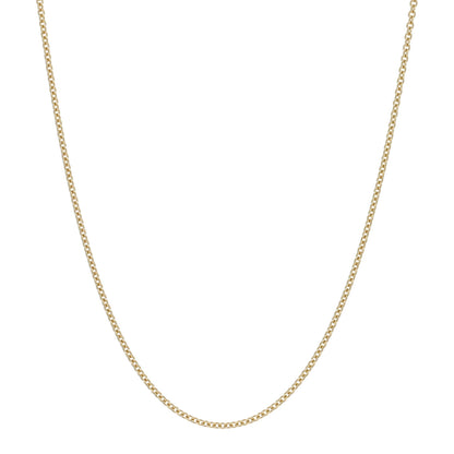 Cartier 18K Yellow Gold Forsa Link Chain Necklace 1 of 4