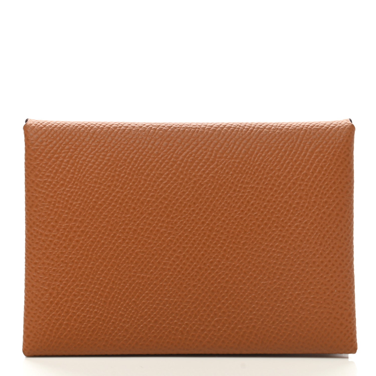 Hermes Epsom Calvi Duo Card Case Gold 1 of 7