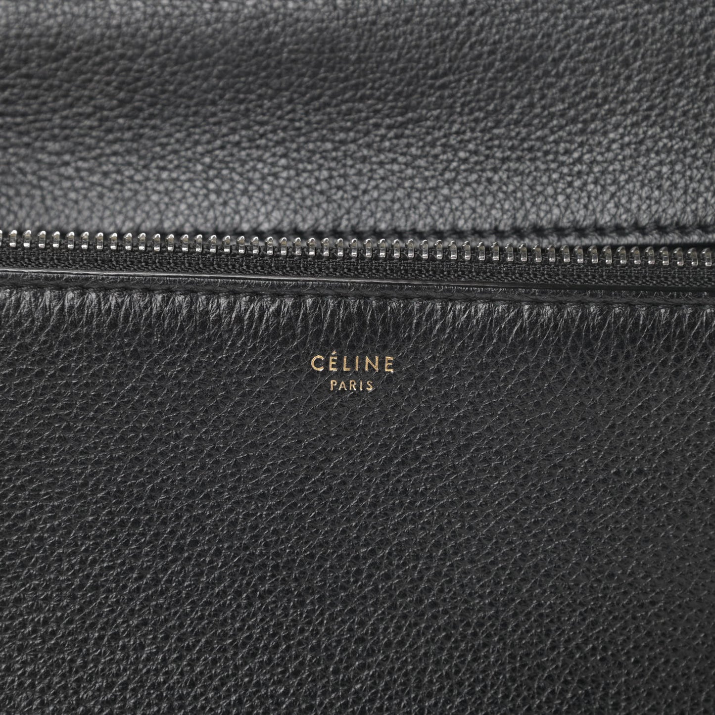 Supple Calfskin Medium Edge Shoulder Bag Black