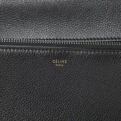 Celine Supple Calfskin Medium Edge Shoulder Bag Black 6 of 12