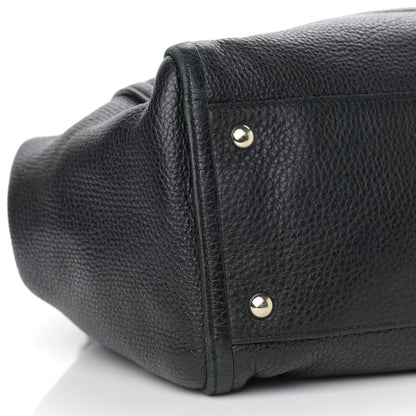 Gucci Pebbled Calfskin Medium Soho Shoulder Bag Black 11 of 12