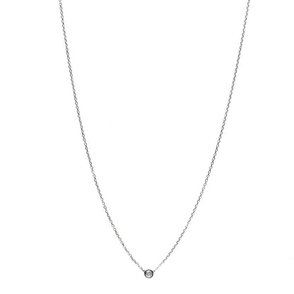 Cartier 18K White Gold Diamond XS D'Amour Pendant Necklace 1 of 3