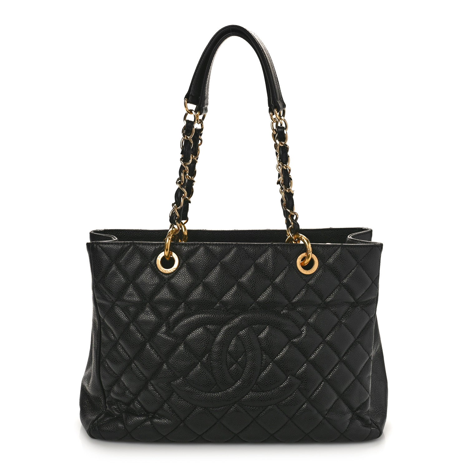 Chanel Caviar Quilted Grand Shopping Tote GST Black 1 of 11