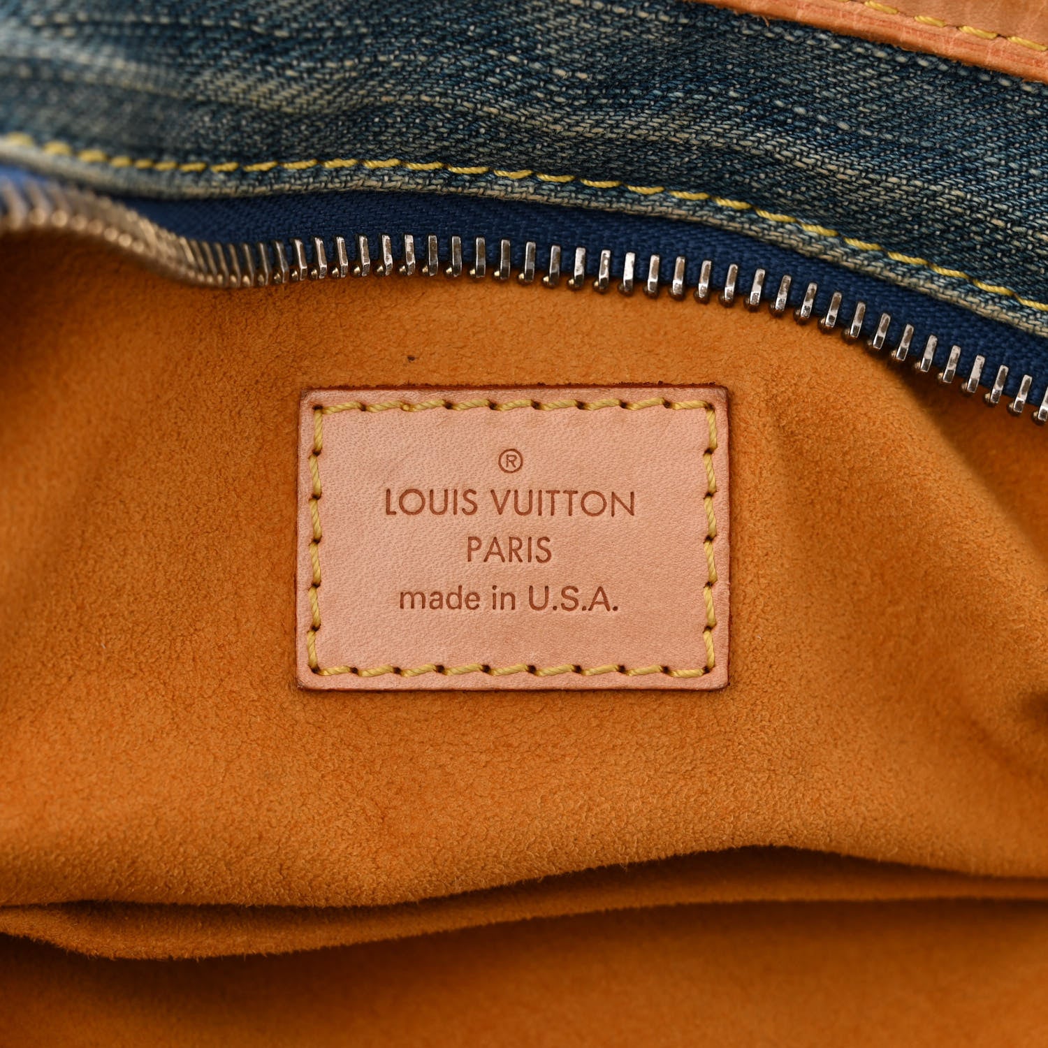 Louis Vuitton LOUIS VUITTON Denim Neo Cabby MM Blue 6 of 13