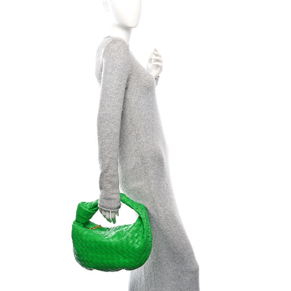 Bottega Veneta Nappa Intrecciato Teen Jodie Hobo Parakeet 2 of 11