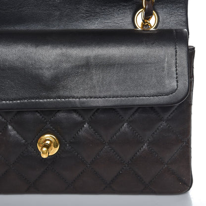 Chanel Lambskin Quilted Small Double Flap Black 15 of 17