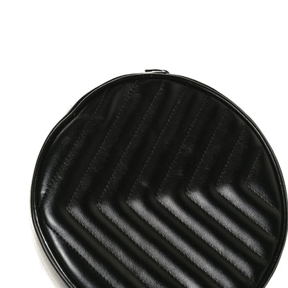 Saint Laurent Calfskin Matelasse Chevron Round Vinyle Camera Bag Black 13 of 13