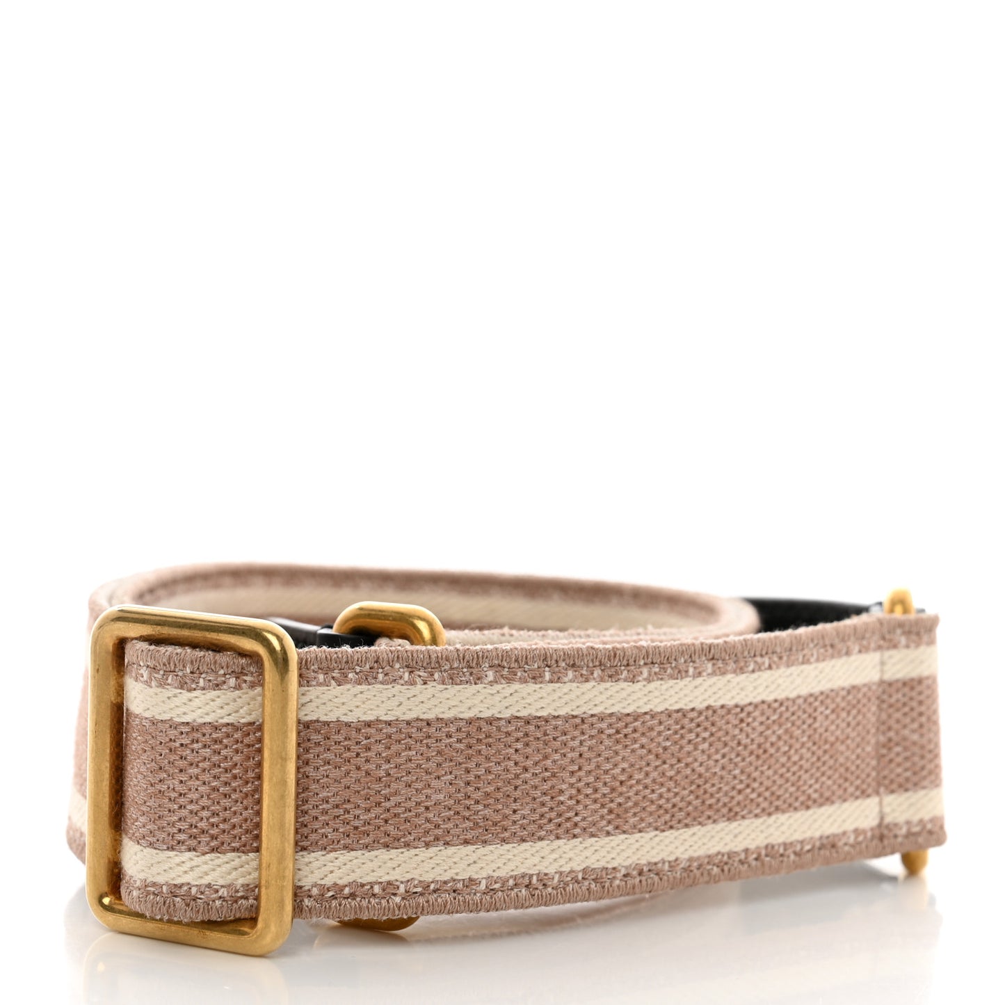 Canvas Embroidered Shoulder Strap Pink Multicolor